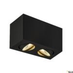 LI1002003- TRILEDO Double, LED Indoor Leuchte, schwarz, 3000K, 16W<br><u>Verkaufseinheit: 1Stk</u>