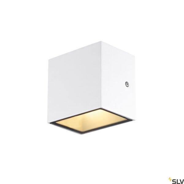 LI1002033- SITRA CUBE WL, LED Outdoor Leuchte, weiß, IP65, 3000K, 10W<br><u>Verkaufseinheit: 1Stk</u>