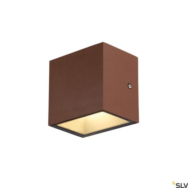 LI1002034- SITRA CUBE WL, rost farbend, IP65, 3000K, 10W<br><u>Verkaufseinheit: 1Stk</u>