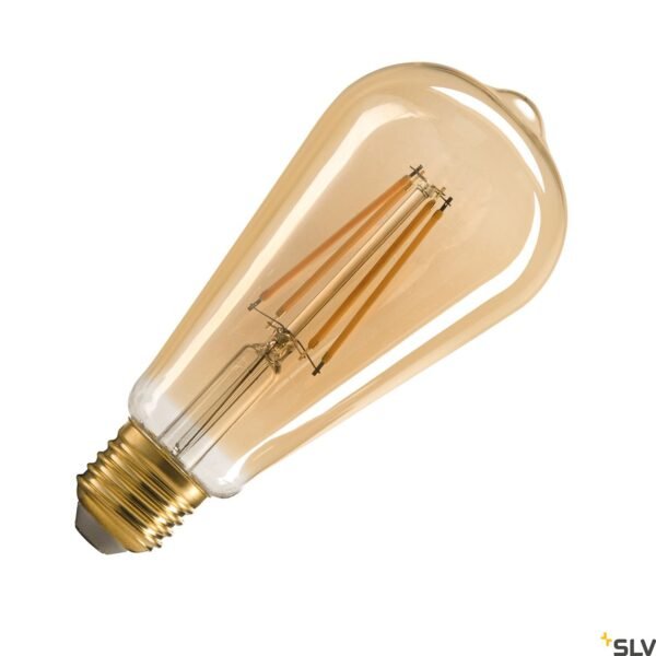 LI1005265- ST64 E27, LED Leuchtmittel gold 7,5W 2500K CRI90 320°<br><u>Verkaufseinheit: 1Stk</u>