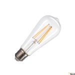 LI1005268- ST58 E27, LED Leuchtmittel transparent 7,5W 2700K CRI90 320°<br><u>Verkaufseinheit: 1Stk</u>