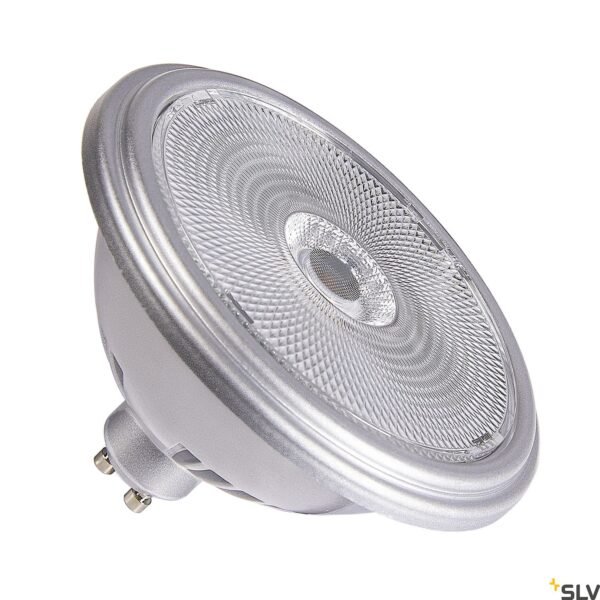 LI1005277- QPAR111 GU10, LED Leuchtmittel silber 12,5W 2700K CRI90 60°<br><u>Verkaufseinheit: 1Stk</u>