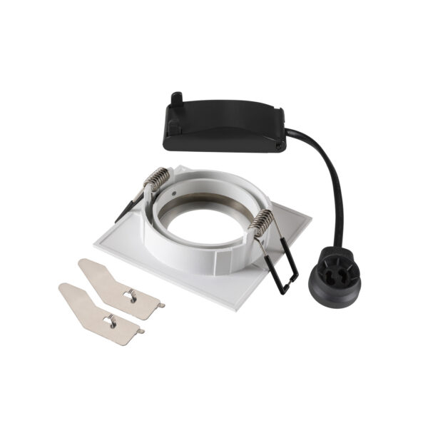 LI1007371- NEW TRIA 68, quadratisch, max. 10W GU10, weiß<br><u>Verkaufseinheit: 1Stk</u>