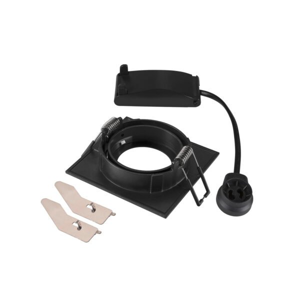 LI1007372- NEW TRIA 68, quadratisch, max. 10W GU10, schwarz<br><u>Verkaufseinheit: 1Stk</u>