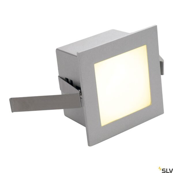 LI111262-- FRAME BASIC LED, 1W, 350mA, warmweiß, eckig, silbergrau<br><u>Verkaufseinheit: 1Stk</u>
