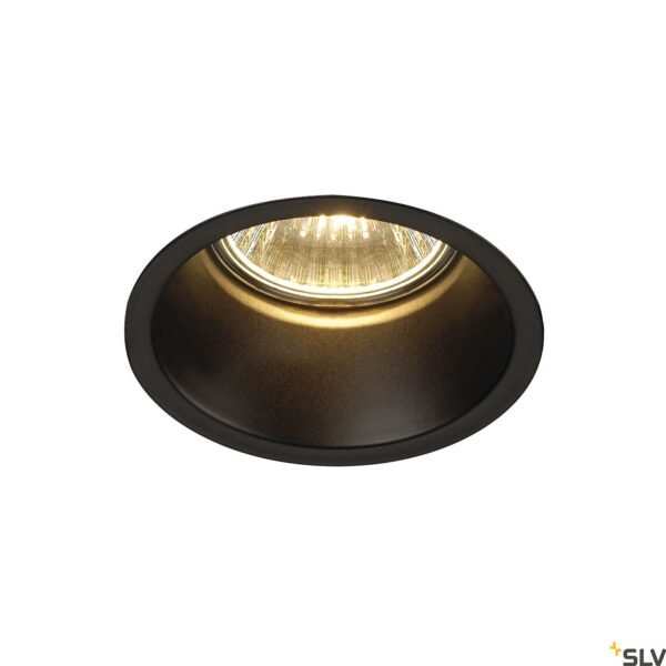 LI112910-- HORN GU10 Downlight, rund, mattschwarz, max. 50W<br><u>Verkaufseinheit: 1Stk</u>
