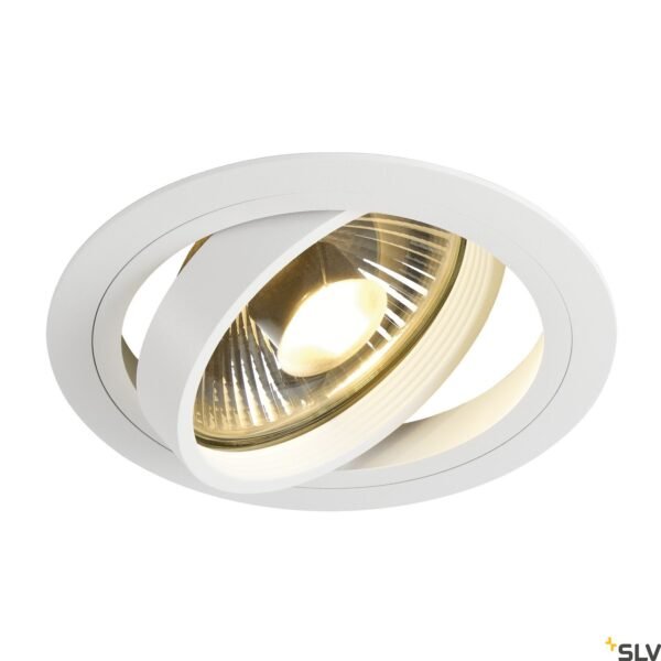 LI113540-- NEW TRIA ES111 Downlight, max. 75W, rund, aluminium, weiß<br><u>Verkaufseinheit: 1Stk</u>