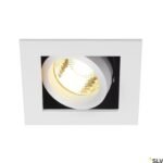 LI115511-- KADUX 1 GU10 Downlight, eckig, mattweiß, max. 50W<br><u>Verkaufseinheit: 1Stk</u>