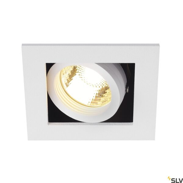 LI115511-- KADUX 1 GU10 Downlight, eckig, mattweiß, max. 50W<br><u>Verkaufseinheit: 1Stk</u>