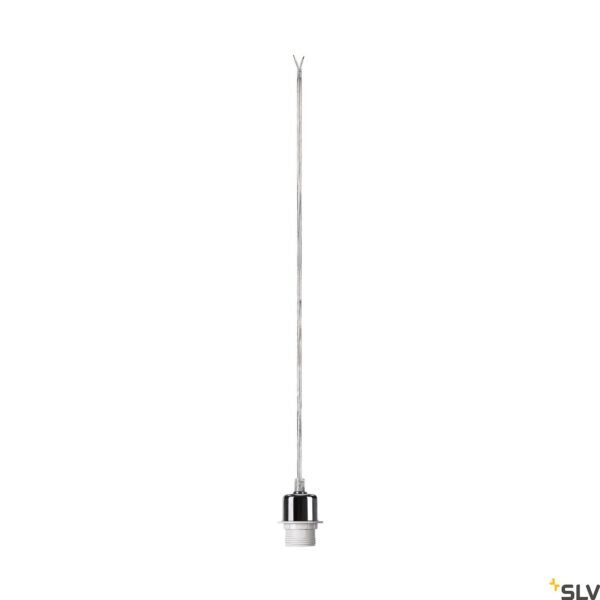 LI132662-- FENDA E27 Pendelleuchte, chrom, ohne Rosette, ohne Schirm<br><u>Verkaufseinheit: 1Stk</u>