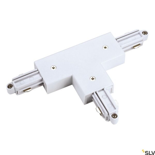 LI143081-- T-Verbinder für 1-PH HV-Stromschiene, Schutzl. rechts, weiß<br><u>Verkaufseinheit: 1Stk</u>