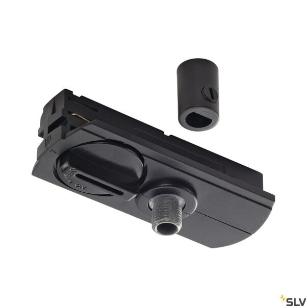 LI143120-- 1-Phasen Pendelleuchtenadapter ,schwarz, inkl. Zugentlastung<br><u>Verkaufseinheit: 1Stk</u>