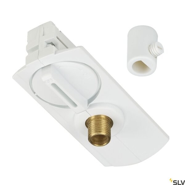 LI143121-- 1-Phasen Pendelleuchtenadapter inkl. Zugentlastung, weiß<br><u>Verkaufseinheit: 1Stk</u>