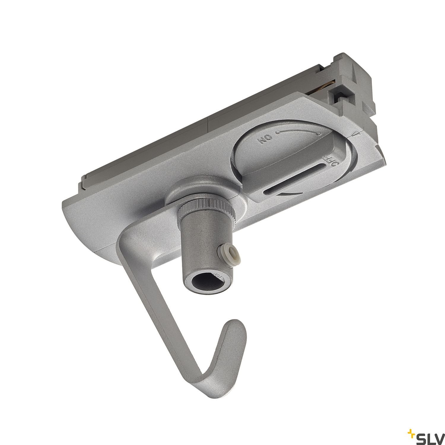 f_li143172- LI143172-- Adapter für 1-Phasen Hochvolt- schiene, silber, elektrisch<br><u>Verkaufseinheit: 1Stk</u> – Bild 1