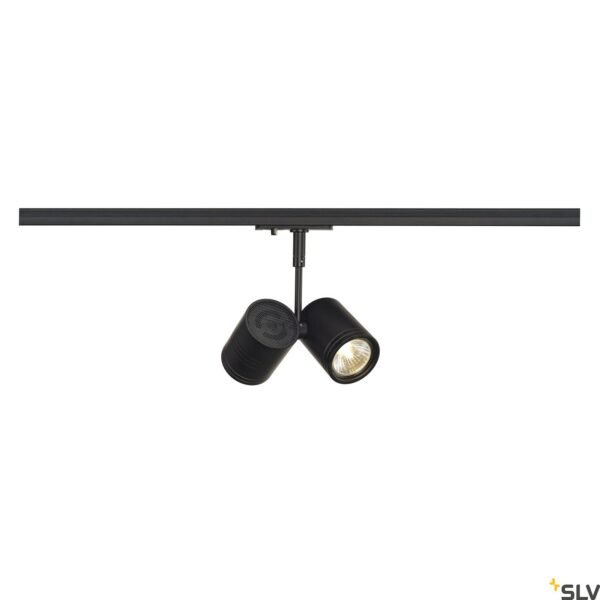 LI143430-- BIMA II Leuchtenkopf, schwarz, 2xGU10, max. 50W<br><u>Verkaufseinheit: 1Stk</u>