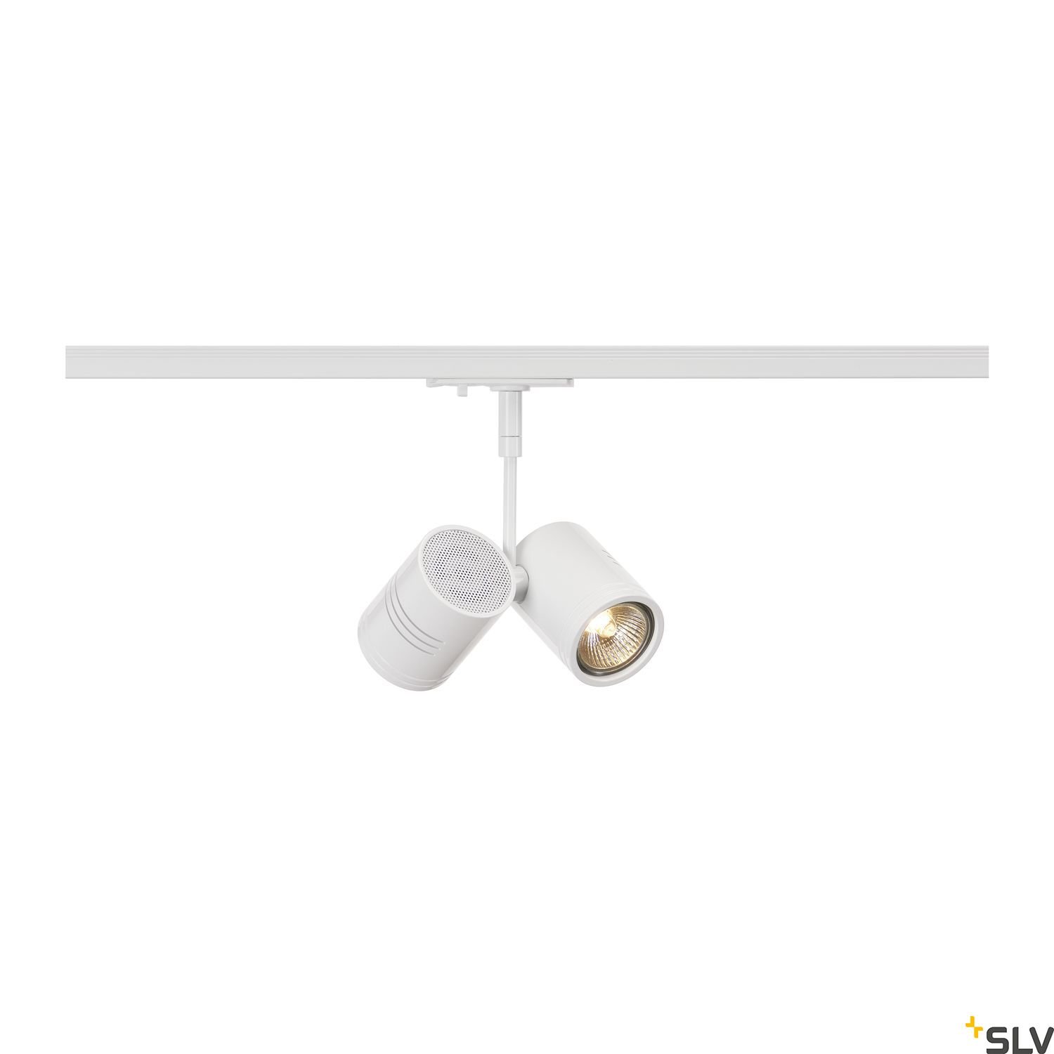 f_li143431- LI143431-- BIMA II Leuchtenkopf, GU10,max.2x50W,inkl. 1Ph-Adapter,weiß<br><u>Verkaufseinheit: 1Stk</u> – Bild 1