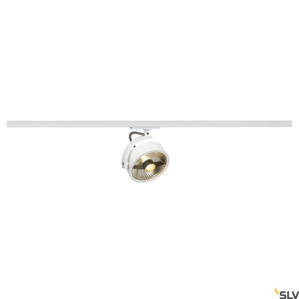 LI143541-- KALU TRACK QPAR111 Leuchten- kopf, weiss, inkl. 1P.-Adapter<br><u>Verkaufseinheit: 1Stk</u>