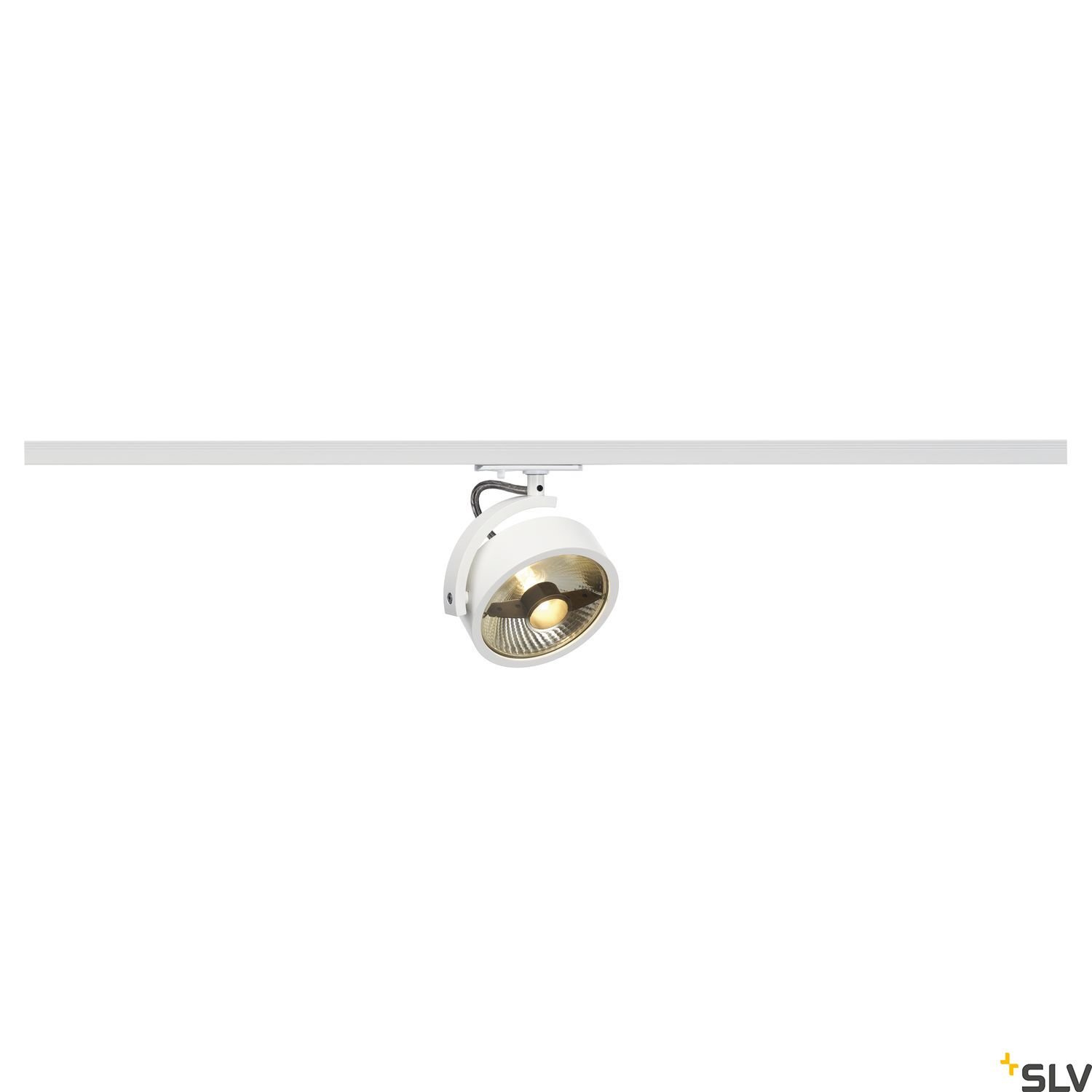 f_li143541- LI143541-- KALU TRACK QPAR111 Leuchten- kopf, weiss, inkl. 1P.-Adapter<br><u>Verkaufseinheit: 1Stk</u> – Bild 1