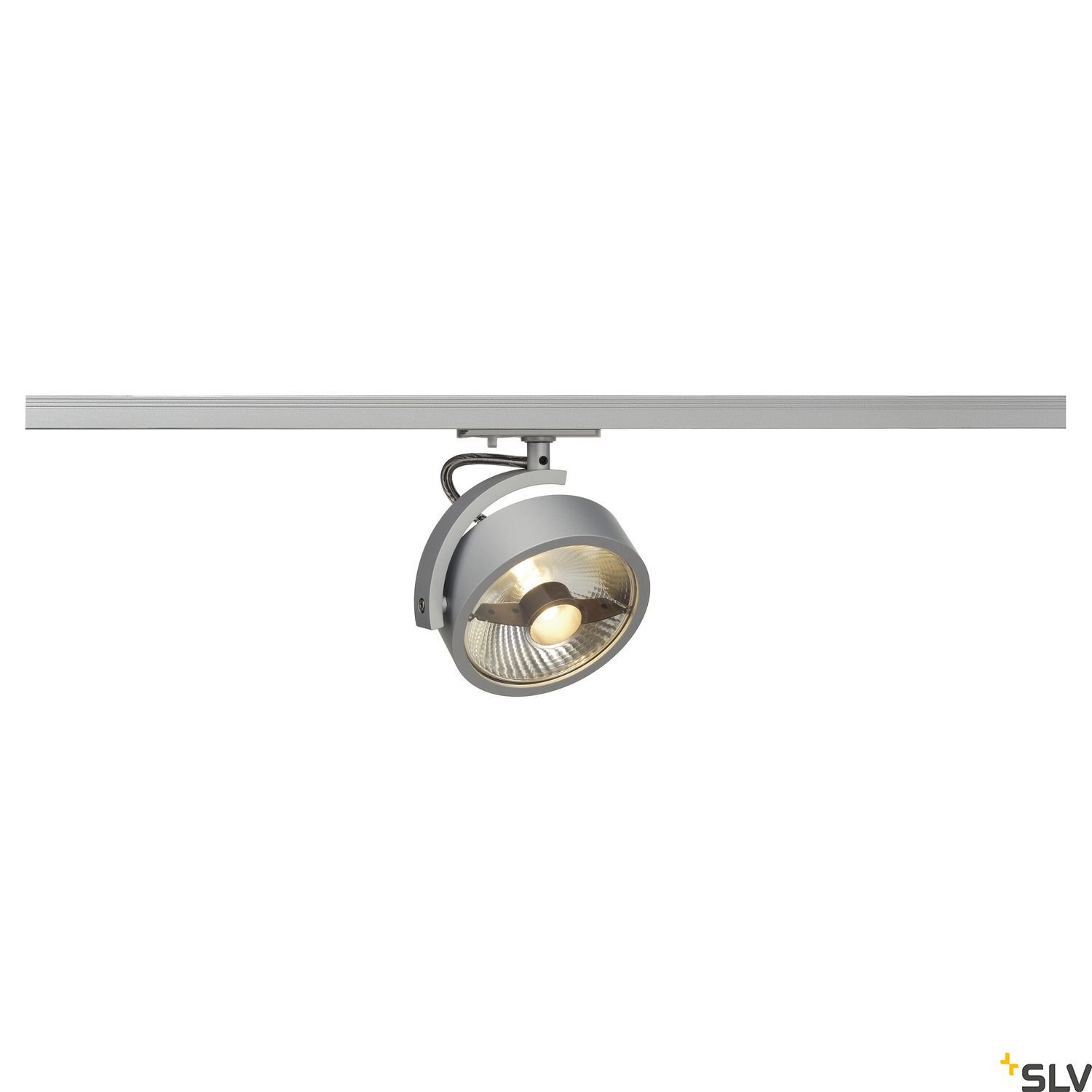 f_li143544- LI143544-- KALU TRACK QPAR111 Leuchten- kopf, silber,inkl. 1P.-Adapter<br><u>Verkaufseinheit: 1Stk</u> – Bild 1