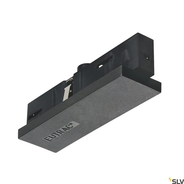 LI145530-- EUTRAC Mitteleinspeiser für 3-Phasenschiene, schwarz<br><u>Verkaufseinheit: 1Stk</u>