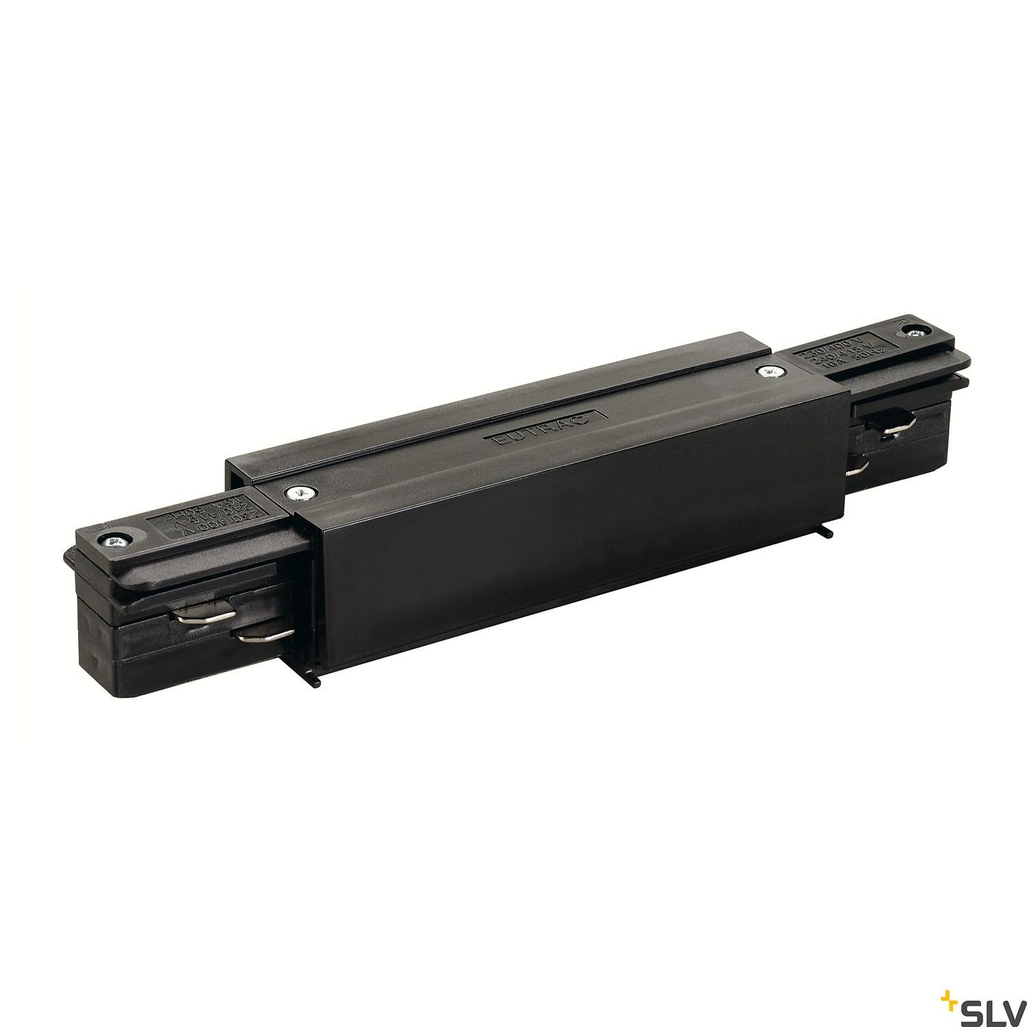 f_li145660- LI145660-- EUTRAC Längsverbinder mit Einspeisemöglichkeit, schwarz<br><u>Verkaufseinheit: 1Stk</u> – Bild 1