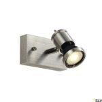 LI147441-- ASTO I Wand- & Deckenleuchte, GU10, max. 75W, Alu gebürstet<br><u>Verkaufseinheit: 1Stk</u>