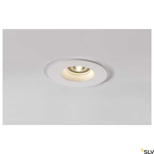 LI148070-- PLASTRA Downlight, GU10, rund, weißer Gips<br><u>Verkaufseinheit: 1Stk</u>