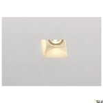 LI148071-- PLASTRA Downlight, GU10, eckig weißer Gips<br><u>Verkaufseinheit: 1Stk</u>