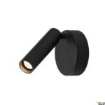 LI152330-- KARPO Single Spot,rund,schwarz,7,5W LED,3000K<br><u>Verkaufseinheit: 1Stk</u>