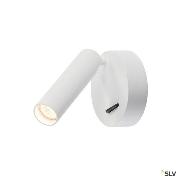 LI152341-- KARPO Single Spot,rund,weiß,7,5W LED,3000K,mit Schalter<br><u>Verkaufseinheit: 1Stk</u>