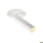 LI152381-- KARPO Single Spot, Rosette flach,weiß,7,5W LED,3000K<br><u>Verkaufseinheit: 1Stk</u>