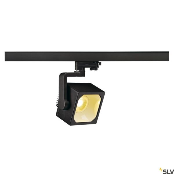 LI152750-- EURO CUBE Spot, 3000K, CRI90, 60°, 3P.-Adapter, schwarz<br><u>Verkaufseinheit: 1Stk</u>