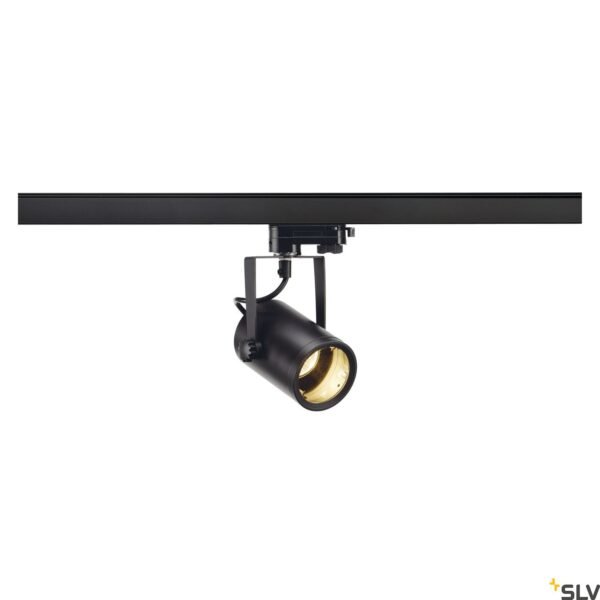 LI153850-- EURO SPOT GU10, max. 25W, inkl. 3-Phasen Adapter, schwarz<br><u>Verkaufseinheit: 1Stk</u>