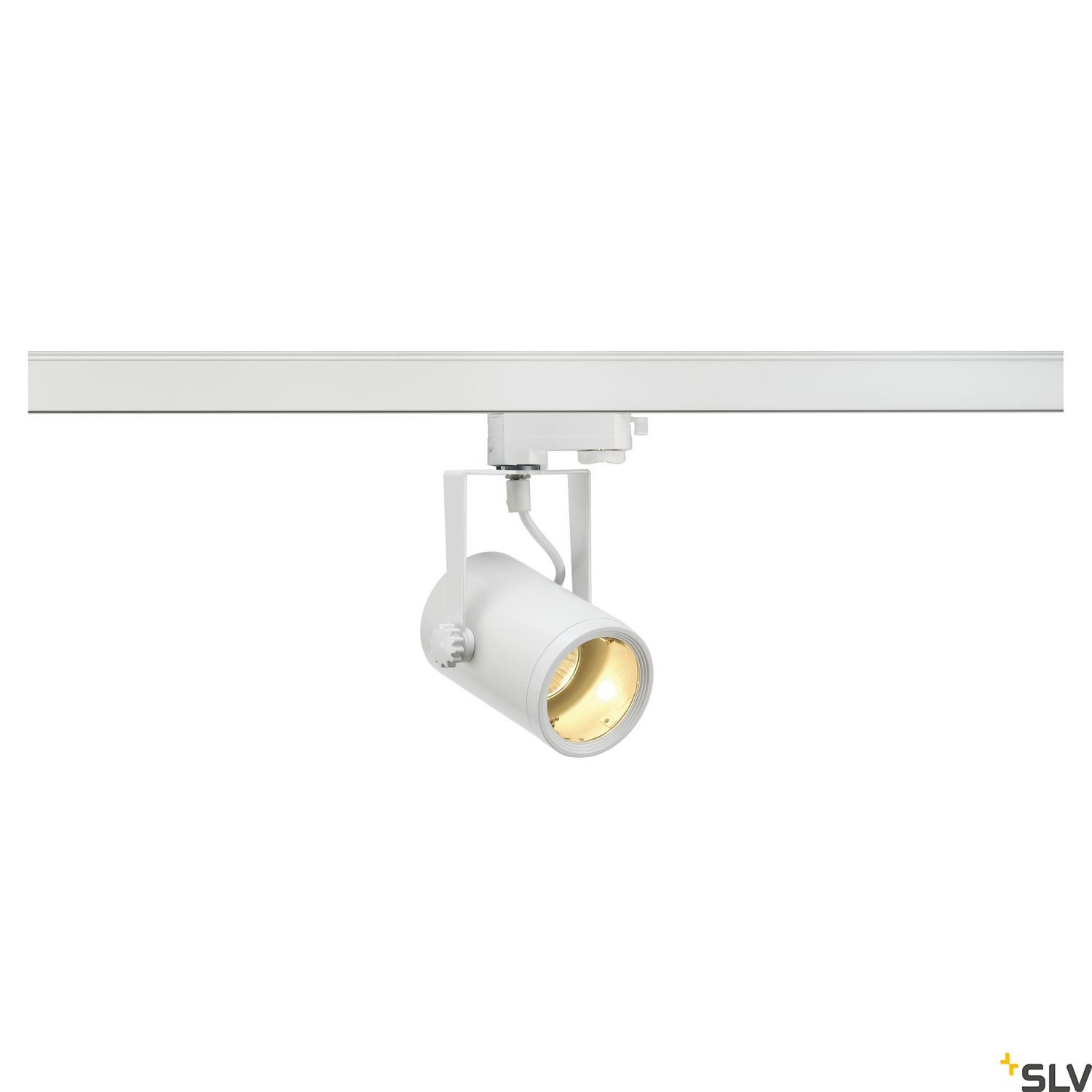 f_li153851- LI153851-- EURO SPOT GU10, max. 25W, inkl. 3-Phasen Adapter, weiß<br><u>Verkaufseinheit: 1Stk</u> – Bild 1