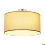 LI155373-- SOPRANA CL-1 Deckenleuchte, E27 max 60W, rund, beiges Textil<br><u>Verkaufseinheit: 1Stk</u>