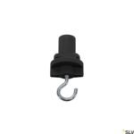 LI175190-- S-TRACK Haken für 3P.-Schiene, schwarz<br><u>Verkaufseinheit: 1Stk</u>