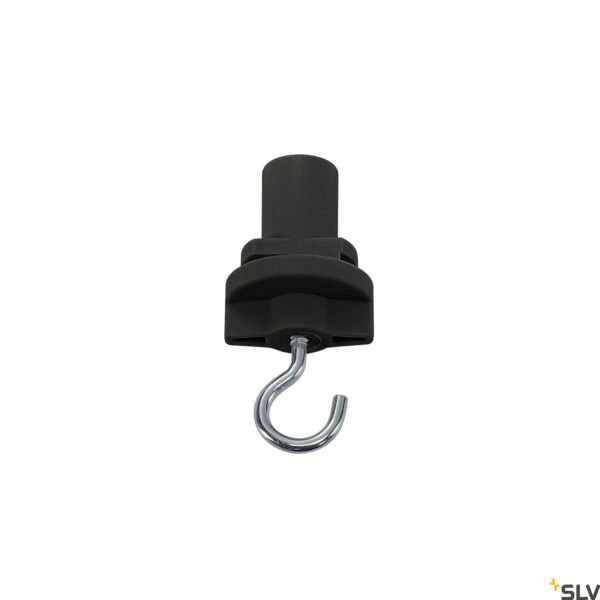 LI175190-- S-TRACK Haken für 3P.-Schiene, schwarz<br><u>Verkaufseinheit: 1Stk</u>