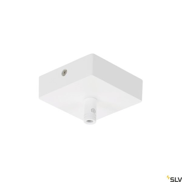 LI210061-- Deckenrosette GLENOS,mattweiß,8,5x8,5x2,7cm<br><u>Verkaufseinheit: 1Stk</u>