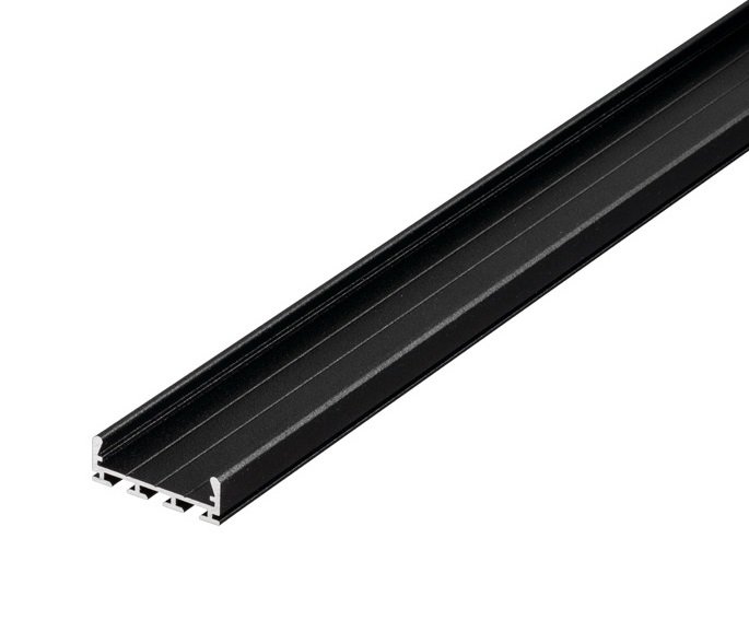 SLV_213700_1_RGB LI213710-- GLENOS PROFIL 2609, 2m, matt schwarz<br><u>Verkaufseinheit: 1Stk</u> – Bild 1