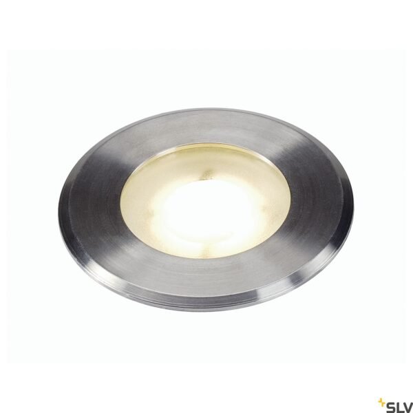 LI228412-- DASAR FLAT LED, 3,5W, 3000K, rund, Edelstahlblende<br><u>Verkaufseinheit: 1Stk</u>