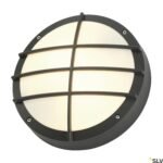 LI229085-- BULAN GRID Wandleuchte, E27, max. 2x25W, rund, anthrazit<br><u>Verkaufseinheit: 1Stk</u>