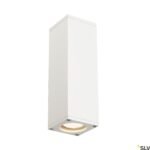 LI229531-- THEO UP/DOWN OUT Wandleuchte, GU10, max. 2x35W, eckig, weiß<br><u>Verkaufseinheit: 1Stk</u>
