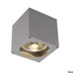 LI229564-- BIG THEO WALL OUT ES111, GU10, max. 75W, eckig, silbergrau<br><u>Verkaufseinheit: 1Stk</u>