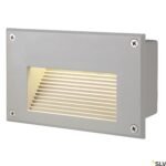 LI229702-- BRICK LED Downunder Wandl., 3000K, rechteckig, silbergrau<br><u>Verkaufseinheit: 1Stk</u>