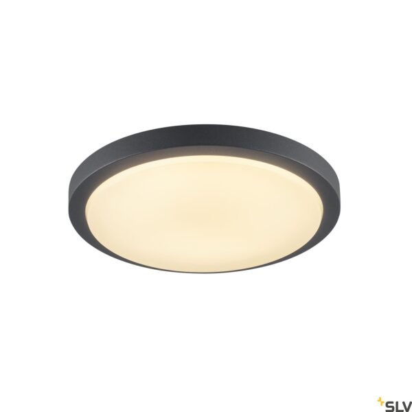 LI229975-- AINOS, LED, 3000K, rund, anthrazit, mit Sensor<br><u>Verkaufseinheit: 1Stk</u>
