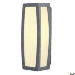 LI230085-- MERIDIAN BOX Wandleuchte E27, max.20W, mit Sensor, anthrazit<br><u>Verkaufseinheit: 1Stk</u>