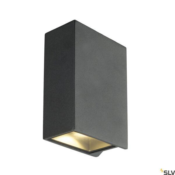 LI232445-- QUAD 2 XL LED Wandleuchte, 2x3,2W, 3000K, anthrazit<br><u>Verkaufseinheit: 1Stk</u>