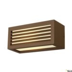 LI232497-- BOX-L E27 Wandleuchte, E27, max. 18W, eckig, rostfarben<br><u>Verkaufseinheit: 1Stk</u>