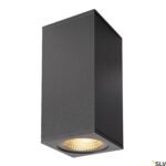 LI234505-- BIG THEO WALL, anthrazit, Flood up/down, zweiflammig<br><u>Verkaufseinheit: 1Stk</u>