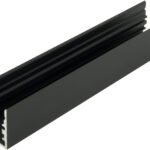 LIAP002102 Aluminiumprofil TBR, L-2000mm B-25mm H-25mm schwarz<br><u>Verkaufseinheit: 2m</u>